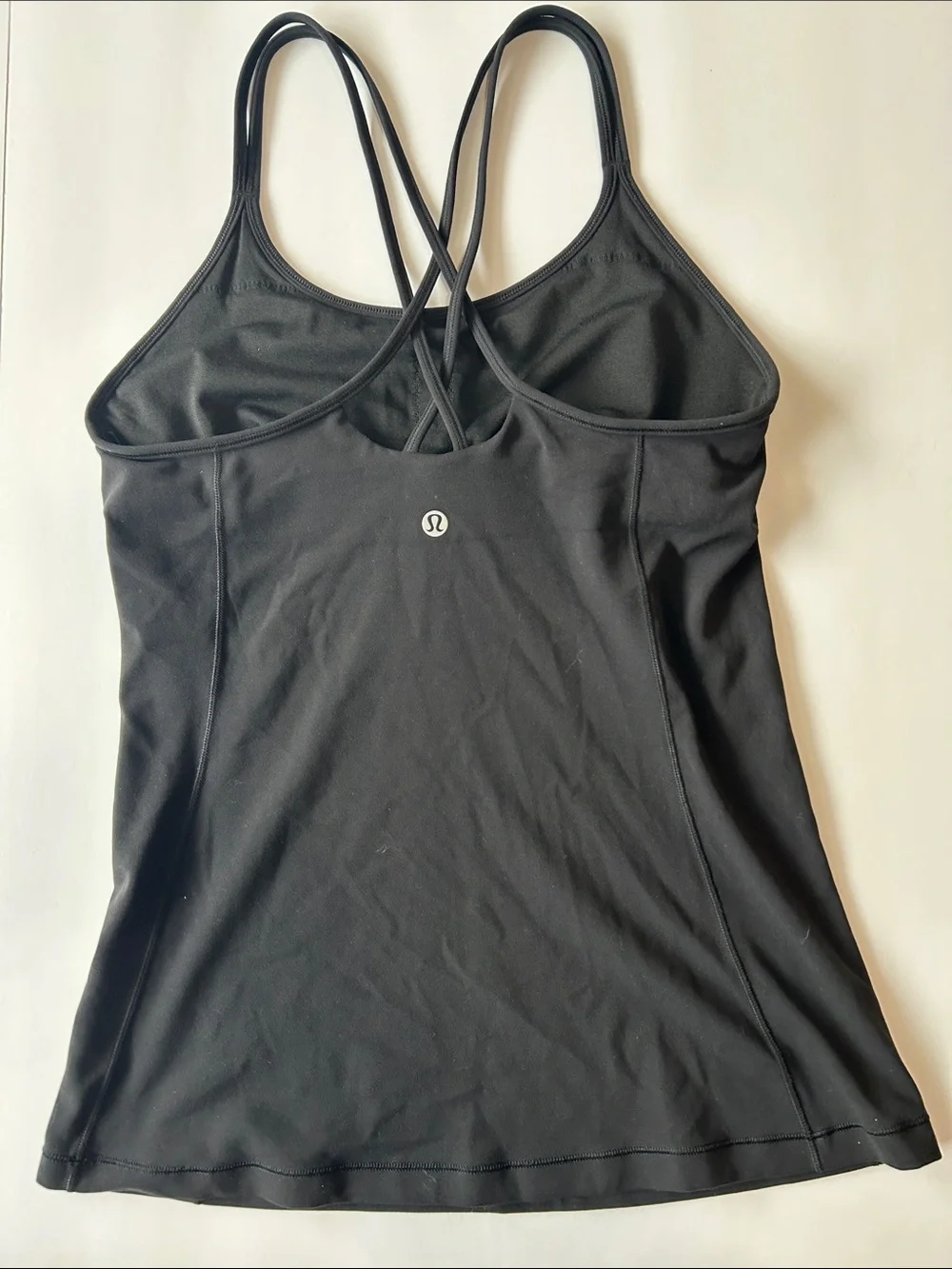 lululemon athletica Black Strappy Cross-Back Tank Top - Picture 2 of 4